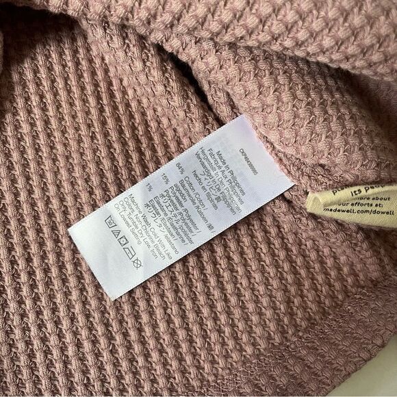 Madewell MWL 2022 Waffle Long-Sleeve Crop Tee Small - Picture 10 of 12